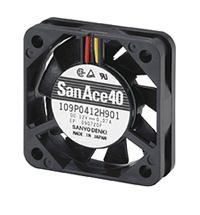 Ventola assiale in c.c. Sanyo Denki San Ace 40, 9m³/h, 12 V c.c., 40 x 40 x 10mm