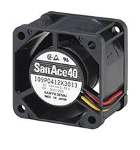 Ventola assiale in c.c. Sanyo Denki 109P, 25.1m³/h, 24 V c.c., 40 x 40 x 28mm