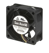 Ventola assiale in c.c. Sanyo Denki San Ace 9G, 72.5m³/h, 24 V c.c., 60 x 60 x 25mm