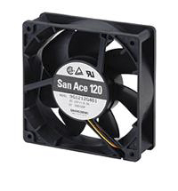 Ventola assiale in c.c. Sanyo Denki 9G, 169.9m³/h, 24 V c.c., 120 x 120 x 25mm