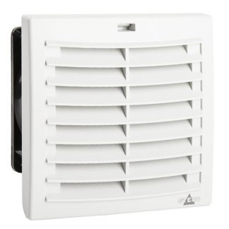 Ventilatore con filtro STEGO 124 x 124mm, 24 V c.c., 56m³/h, rumorosità 58dB