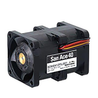 Ventola assiale in c.c. Sanyo Denki 9CRH, 12 V c.c., 40 x 40 x 56mm
