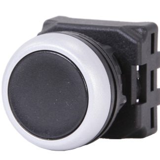 Attuatore pulsante tipo Ritorno a molla RS PRO, Nero