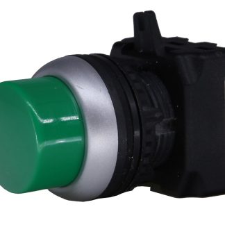 Attuatore pulsante tipo Ritorno a molla RS PRO, Verde