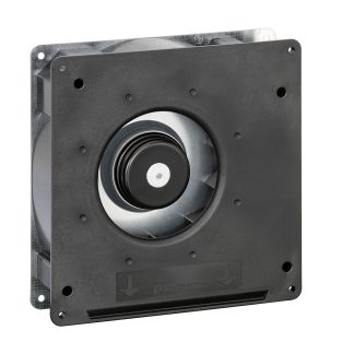 Ventola assiale in c.c. ebm-papst RG 125 N, 88m³/h, 24 V c.c., 180 x 180 x 40mm