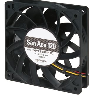 Ventola assiale in c.c. Sanyo Denki San Ace 9GV, 290.5m³/h, 24 V c.c., 120 x 120 x 25mm