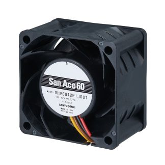 Ventola assiale in c.c. Sanyo Denki 9HV, 112.8m³/h, 12 V c.c., 60 x 60 x 38mm