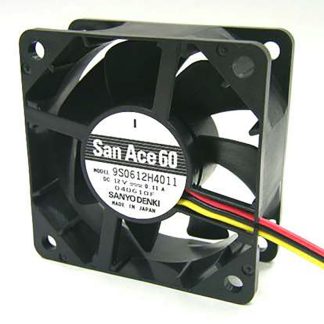 Ventola assiale in c.c. Sanyo Denki 9S, 26.1cfm, 12 V c.c., 60 x 60 x 25mm