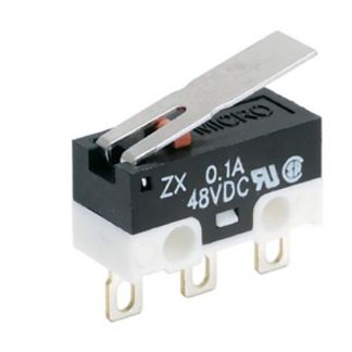 Microinterruttore, Honeywell, SP-CO, 100 mA, IP40, per PCB, inclinato a destra