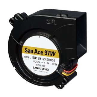 Ventilatore centrifugo Sanyo Denki, 38.5cfm, 12 V c.a., 97 x 33mm
