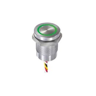 Interruttore capacitivo A ritenuta, 200mA LED  LED Verde, Rosso, IP68, IP69K