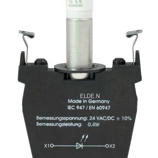 Blocco contatti luminoso Schmersal, 24V ca, terminali a A vite, LED