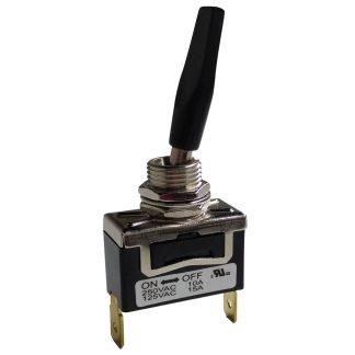 Interruttore a levetta No IP40 On-Off SPST con terminali A saldare