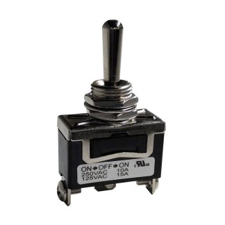 Interruttore a levetta No IP40 On-Off-On SPDT con terminali A vite