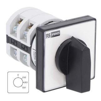 Interruttore Cam RS PRO 4P, 4 posizioni, 20A, 690 V