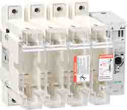 Sezionatore portafusibili Schneider Electric GS2N4 4 N/A, corrente max 250A, 4, fusibile 1 TeSys GS2N