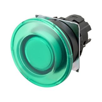 Attuatore pulsante tipo Instabile A22NZ-BMM-UGA Omron serie A22N, Verde