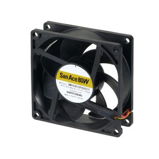 Ventola assiale in c.c. Sanyo Denki, 81.9cfm, 24 V c.c., 80 x 80 x 25mm