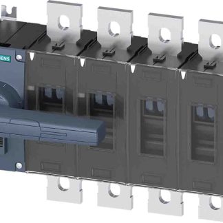 Sezionatore con interruttore Siemens 3KD4642-0QE10-0 8NA/8NC, corrente max 630A, 4, Montaggio a vite SENTRON 3KD