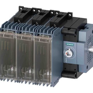 Sezionatore portafusibili Siemens 3KF1306-4RB11 4CO, corrente max 63A, 3, fusibile , fusibile NH00, NH000, guida DIN
