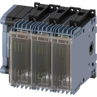 Sezionatore portafusibili Siemens 3KF1308-0LB11 4CO, corrente max 80A, 3, fusibile , fusibile NH00, NH000, guida DIN