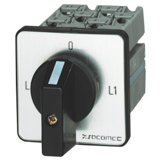 Interruttore commutazione Socomec 192K1022 serie 192K, 16A, Montaggio a pannello 192K1022, IP65