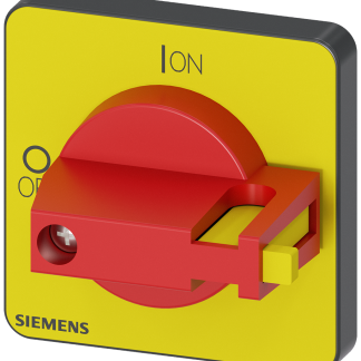 Manopola rotante Siemens 3LD9343-7C, Rosso/Giallo, per 3LD3