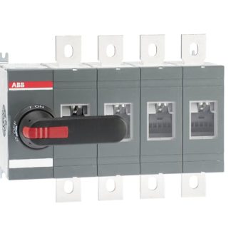 Sezionatore con interruttore ABB 1SCA022719R2110 OT800E04P serie OT, OT, 800A, Montaggio su base OT800E04P, IP65