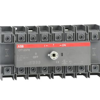Sezionatore con interruttore ABB 1SCA105059R1001 OT125F8 serie OT, OT, 125A, Montaggio su base OT125F8, IP20