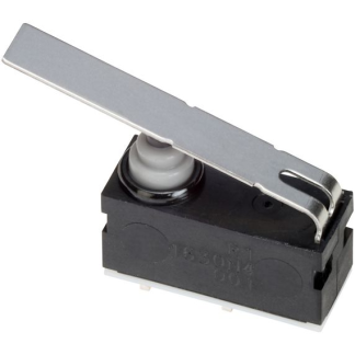 Microinterruttore ultraminiaturizzato, Omron, SPST, IP67, Ad angolo retto