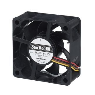 Ventola assiale in c.c. Sanyo Denki, 12 V c.c., 60 x 60 x 25mm