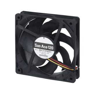 Ventola assiale in c.c. Sanyo Denki, 12 V c.c., 80 x 80 x 25mm