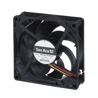 Ventola assiale in c.c. Sanyo Denki, 48 V CC, 92 x 92 x 25mm