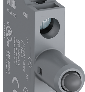 Blocco contatti e segnalazione ABB, 110 V dc, 130 V dc, terminali a A vite, LED Colore verde