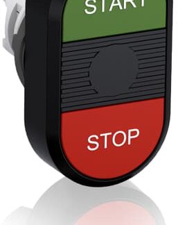 Attuatore pulsante tipo Instabile 1SFA611133R1106 MPD4-11B ABB serie MPD4, Verde,Rosso