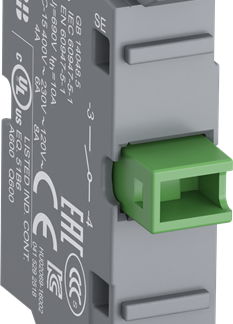 Blocco contatti e segnalazione ABB, 1 N/A, 230V, terminali a A vite