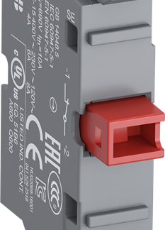 Blocco contatti e segnalazione ABB, 1NC, 230V, terminali a A vite
