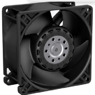 Ventola assiale in c.c. ebm-papst, 220m³/h, 12 V c.c., 80 x 80 x 38mm