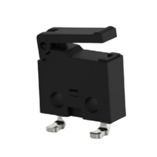 Microinterruttore con attivazione a scatto, TE Connectivity, SPST, 0,5 A a 30 V c.c., per PCB, inclinato a sinistra