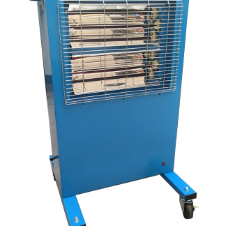 Riscaldatore a infrarossi Broughton, 3kW, Montaggio a rulli
