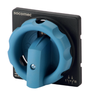 Selettore lucchettabile Socomec 43593043, 130mm, IP65, per Interruttore di trasferimento a camma