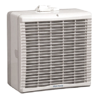 Ventilatore per estrazione, Montaggio a finestra, Vent-Axia TX7WW, 305 m³/h, 395 m³/h, 485 m³/h