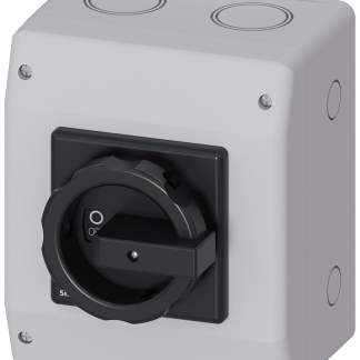 Sezionatore con interruttore Siemens 3LD2165-3VB51, corrente max 25A Integrato, 6, fusibile RK5 SENTRON 3LD