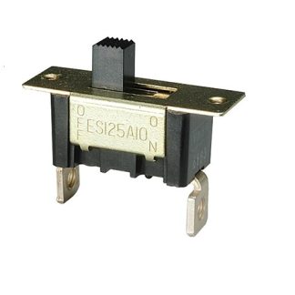 Interruttore a slitta SPST (On)-(On) Montaggio a pannello