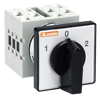 Interruttore Cam Lovato serie GX GX1652U 2P, 3 posizioni, 16A, 690V (Volts)
