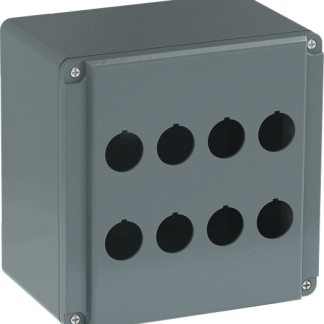 Scatola per pulsante ABB, 8 fori, 101.5 x 152 x 152mm, IP66