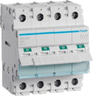 Interruttore modulare Hager, On-Off, NC/NA, , IP20 Guida DIN