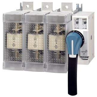 Sezionatore portafusibili Socomec 38116081, corrente max 800A, 4, fusibile C1-C2-C3mm Interruttori combinati con