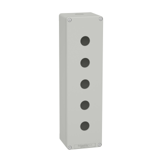 Stazione di controllo vuota Schneider Electric, 5 fori, Ø 22mm