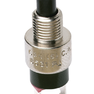 Interruttore a pulsante C & K, (On)-Off, SPST, Montaggio a pannello